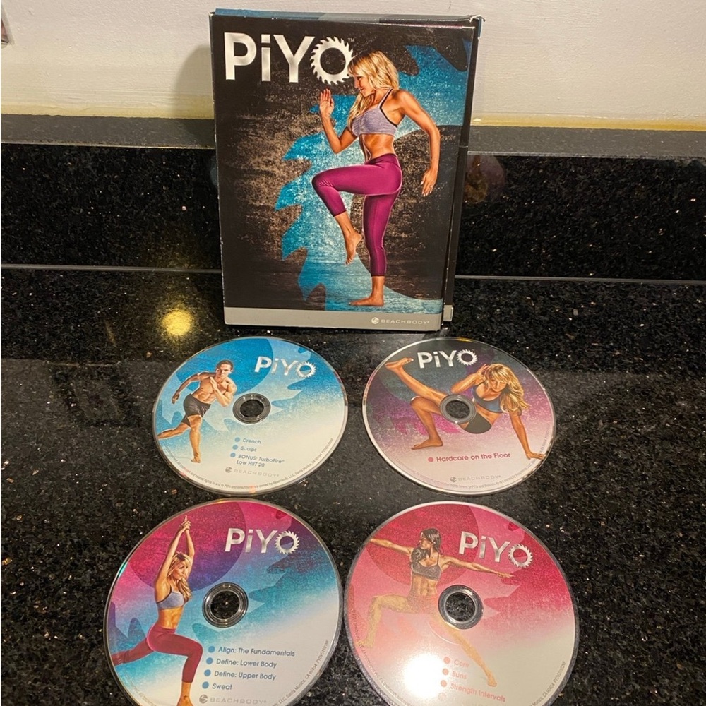Beachbody PiYo Yoga Pilates Workout 3 DVDs Plus Bonus  DVD by Chalene Johnson